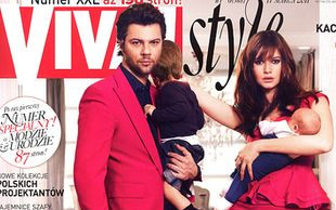 Malinowska i Janiak z dziećmi w najnowszym wydaniu Vivy