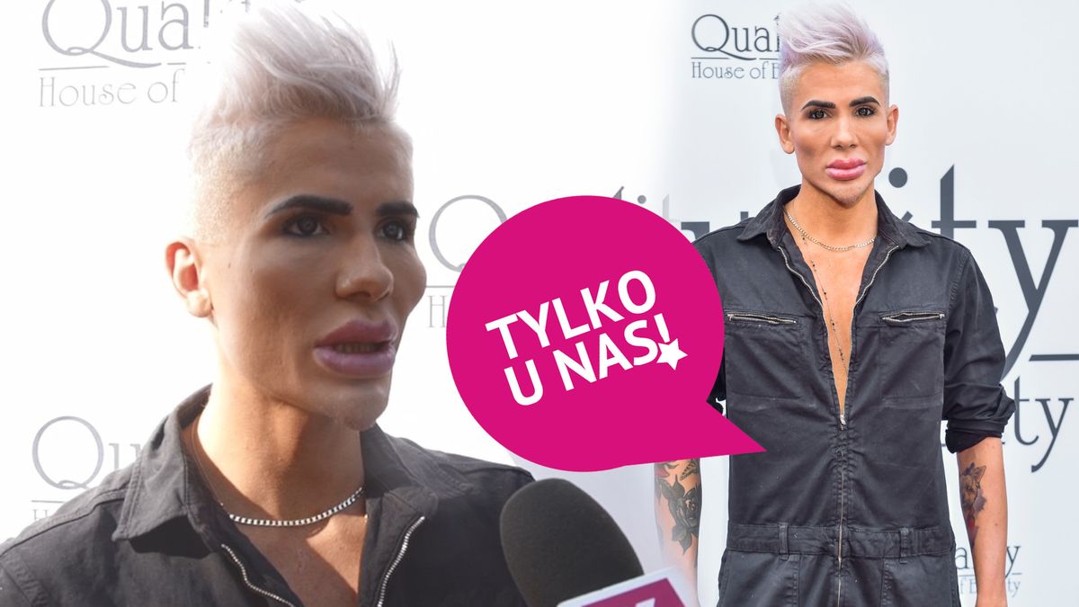 Polski Żywy Ken implantach klatki piersiowej