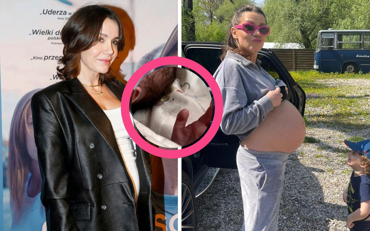 Olga Bołądź na spacerze z tygodniowym maluszkiem. Fani zwrócili uwagę na wózek!