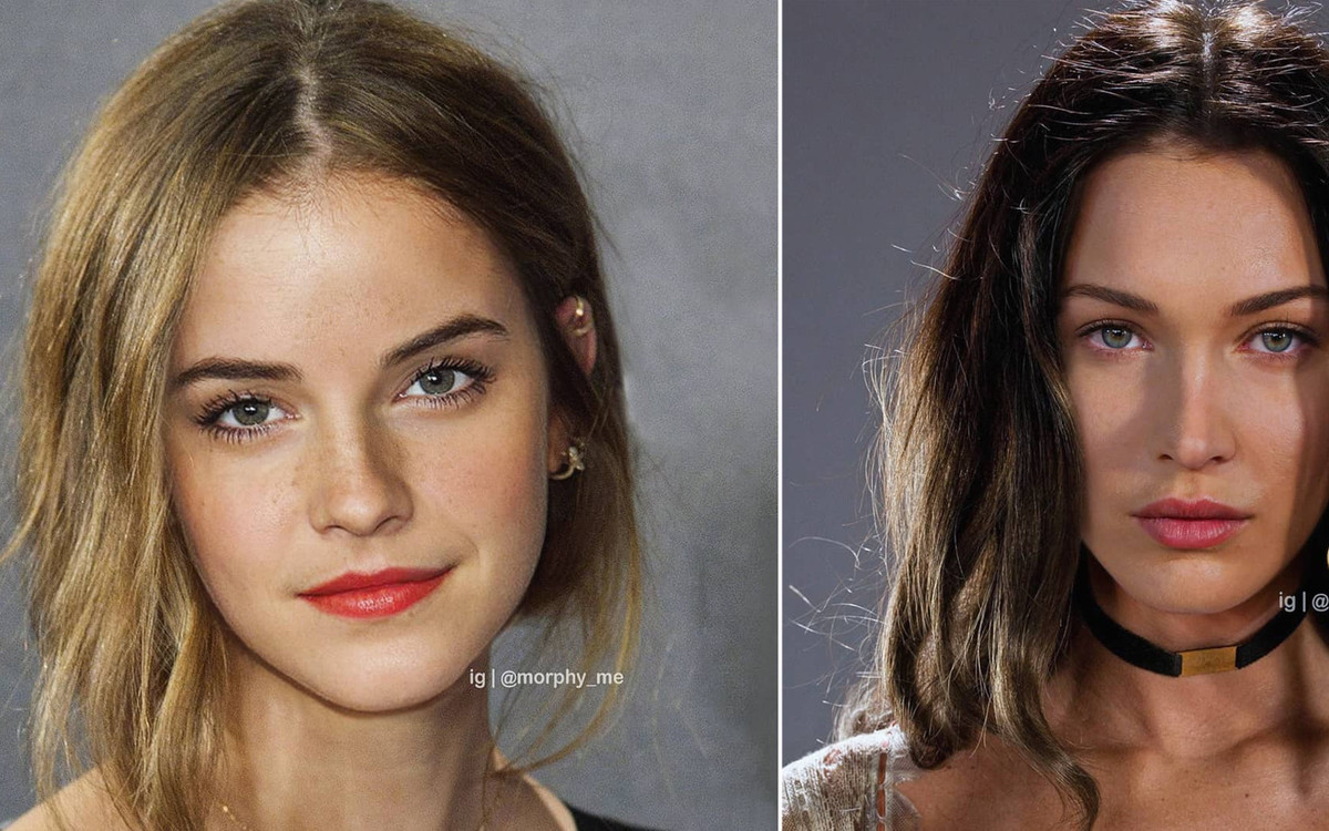 WOW! Nie uwierzysz co się stanie, gdy grafik połączy w Photoshopie twarze gwiazd!