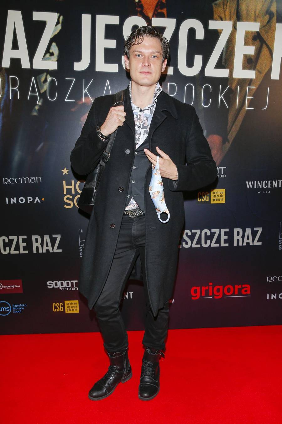 Adam Fidusiewicz na ściance