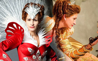 Julia Roberts i Lily Collins w Królewnie Śnieżce (FOTO)