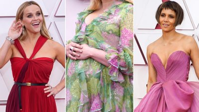 Oscary 2021. Zobaczcie SPEKTAKULARNE kreacje gwiazd (ZDJĘCIA)