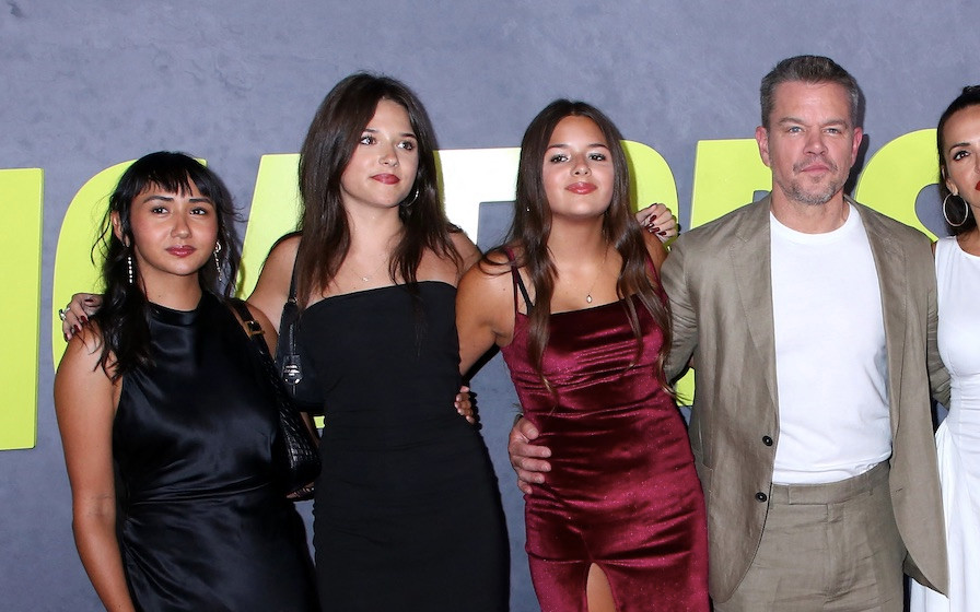 Matt Damon pochwalił się swoimi 4 córkami na czerwonym dywanie