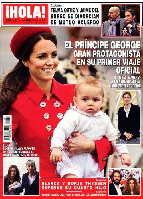 Książę Jerzy ulubieńcem mediów