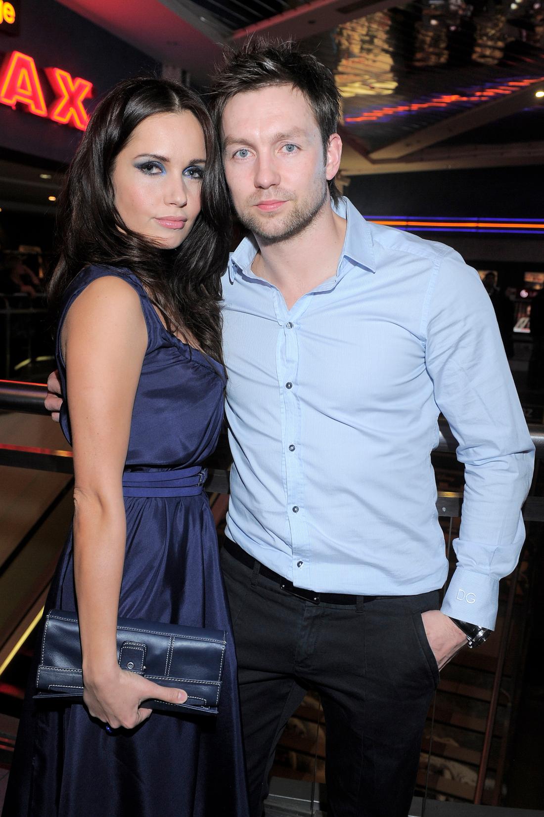 Damian Gorawski z partnerką, fot. AKPA