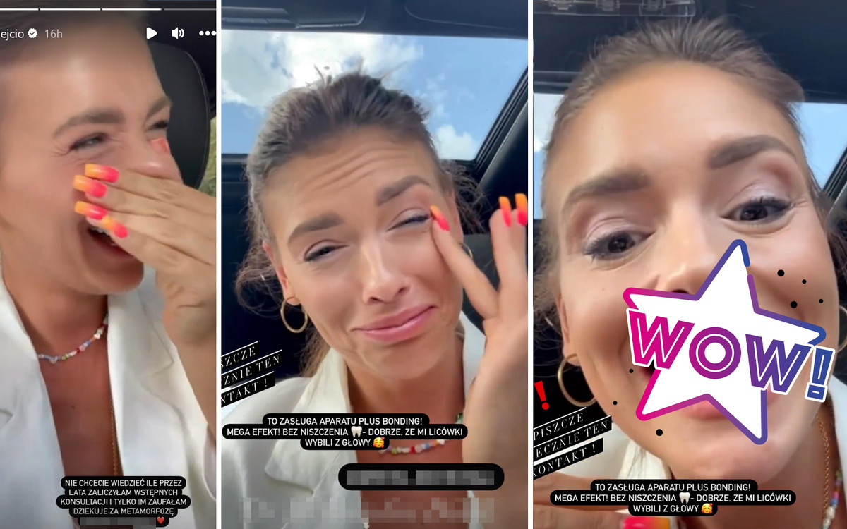 Klaudia Halejcio chwali się nowymi zębami. Nie może powstrzymać wzruszenia! (ZDJĘCIA)