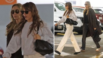 Miley Cyrus z mamą zmierza na spotkanie biznesowe! Wygląda jak dawna Hannah Montana (FOTO)