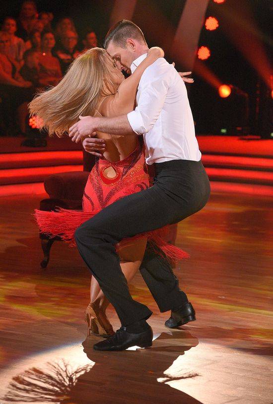 Agnieszka Kaczorowska i Łukasz Kadziewicz w Tańcu z gwiazdami