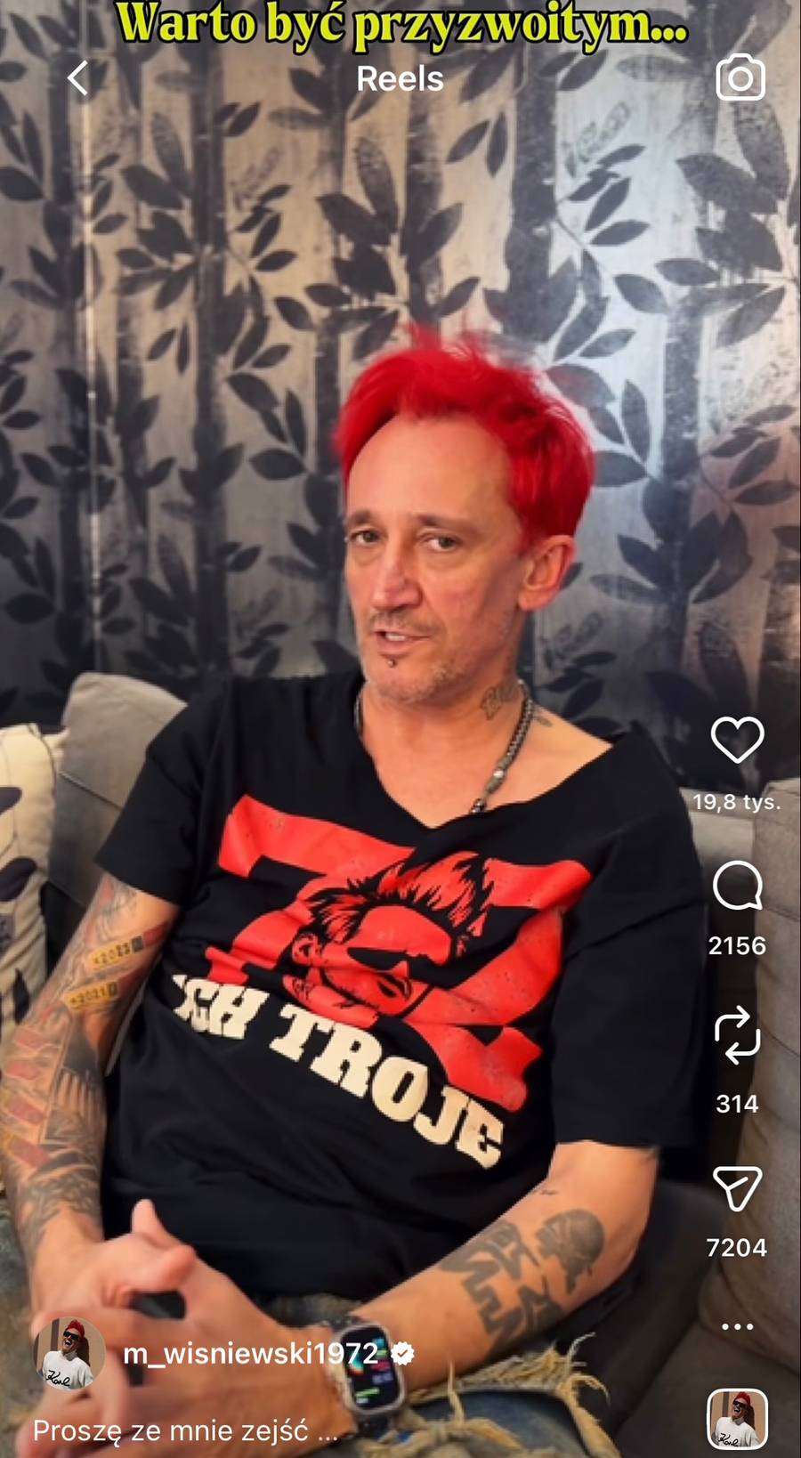 Michał Wiśniewski, fot. Instagram