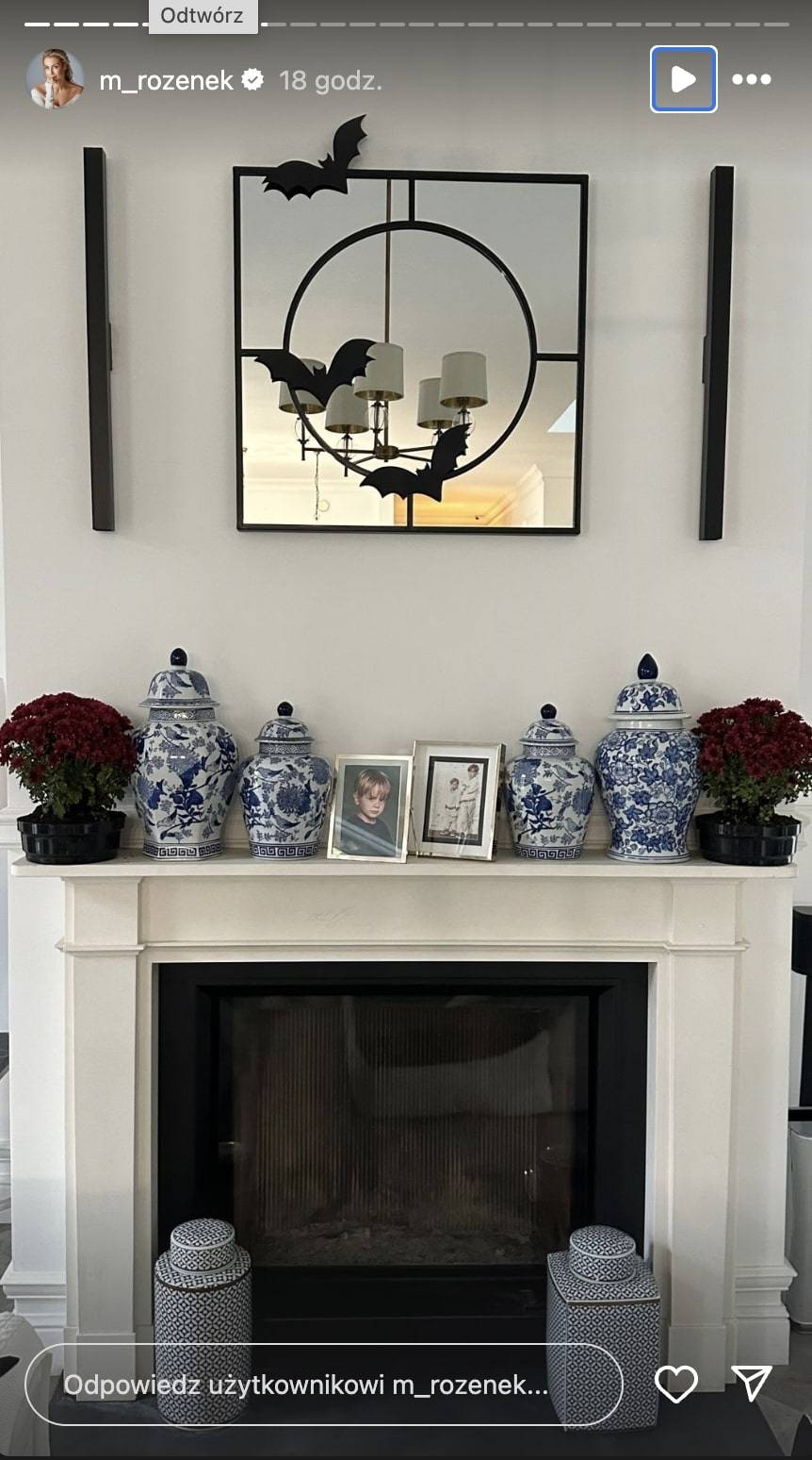 Małgorzata Rozenek-Majdan z przytupem świętuje HALLOWEEN! Dekoracje willi godne filmu HOLLYWOOD? (FOTO)