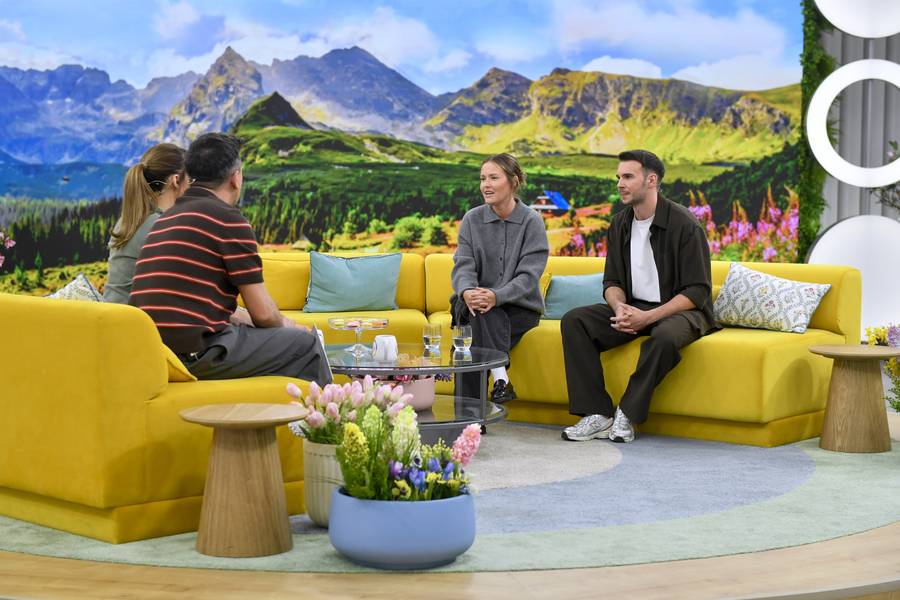 Olga Frycz i Albert Kosiński w "Halo tu Polsat"