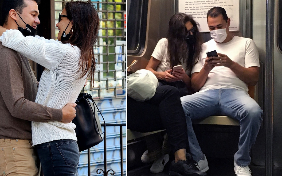 Katie Holmes przyłapana w metrze! Jest jak każdy z nas