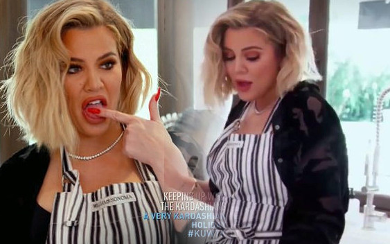 Wszystko jasne! Khloe Kardashian nie jest w stanie ukryć ciążowego brzucha