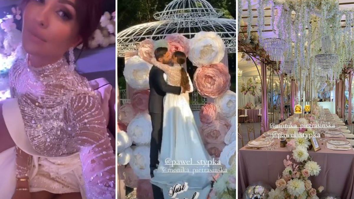 Przepiękny ślub Moniki Pietrasińskiej i Pawła Stypki