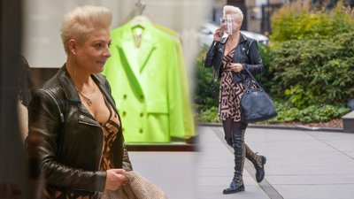 Wystylizowana Magdalena Narożna PĘDZI na zakupy do butiku (ZDJĘCIA)