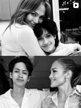 Jennifer Lopez z dziećmi, fot. Instagram