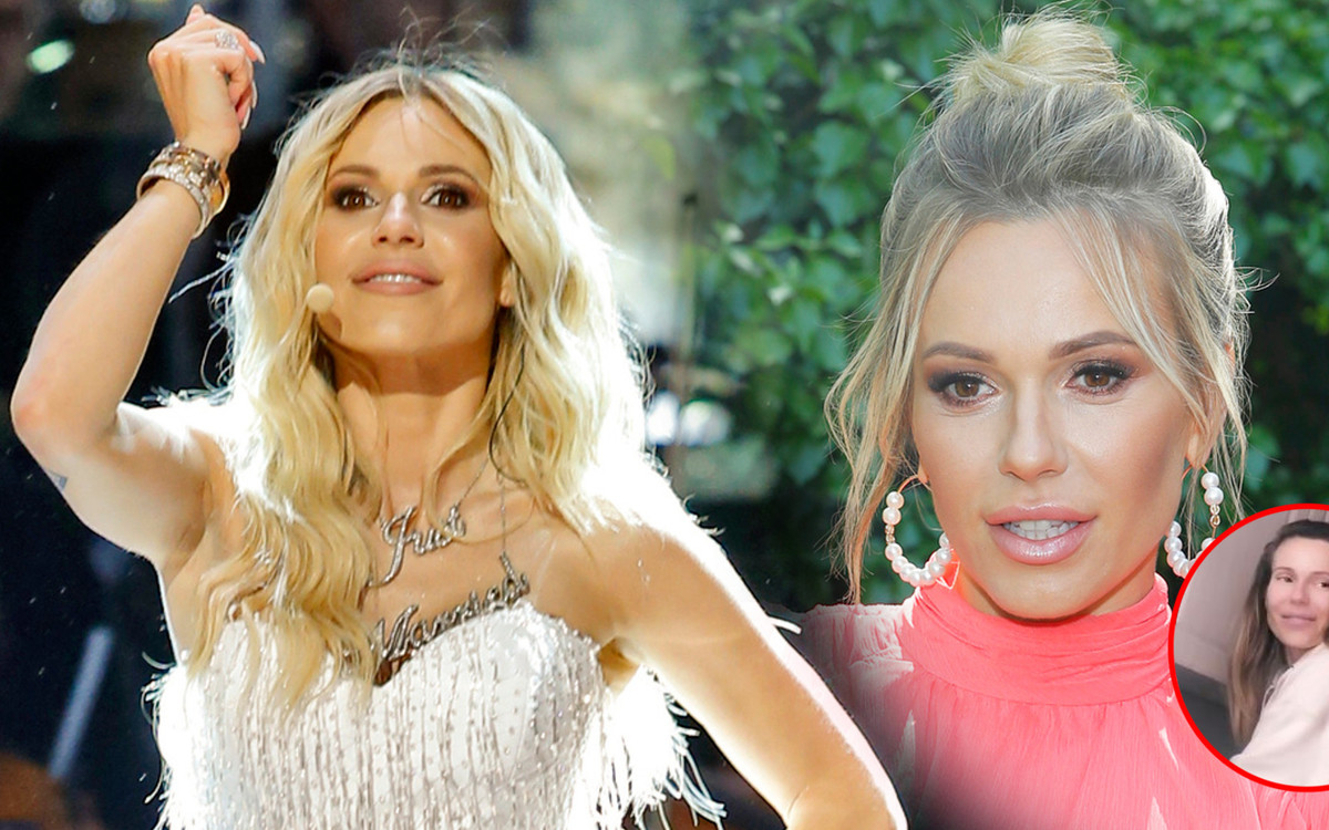 Doda w domu rodziców zmywa naczynia