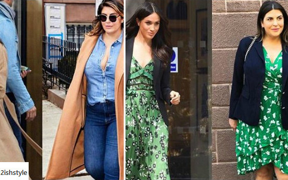 Wygląda jak KSIĘŻNA? Blogerka PLUS SIZE kopiuje styl Meghan Markle (ZDJĘCIA)