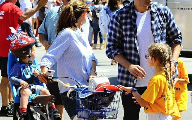 Ben Affleck i jego rodzinka