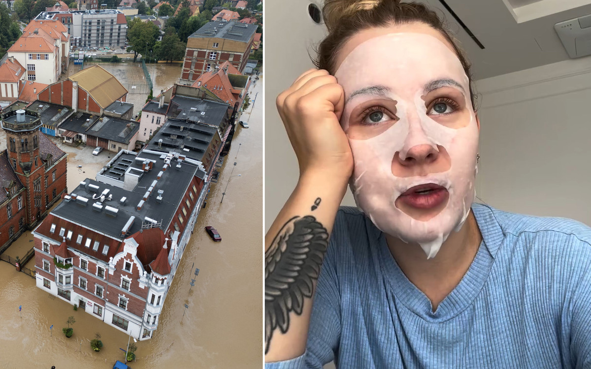 Andziaks zabrała głos ws. powodzi w rodzinnym mieście. Internauci: “Mówisz o takiej tragedii na spokojnie z maseczką na twarzy?”