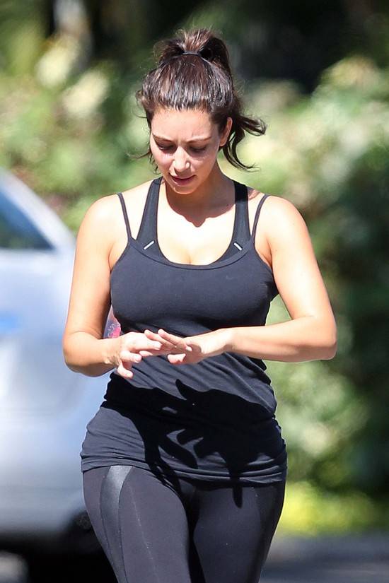 Kim Kardashian i Kanye West biegają razem