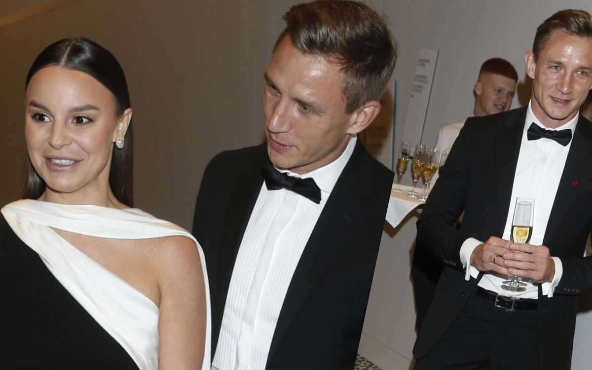 Jakub Rzeźniczak po latach powrócił na salony. Towarzyszyła mu żona Paulina