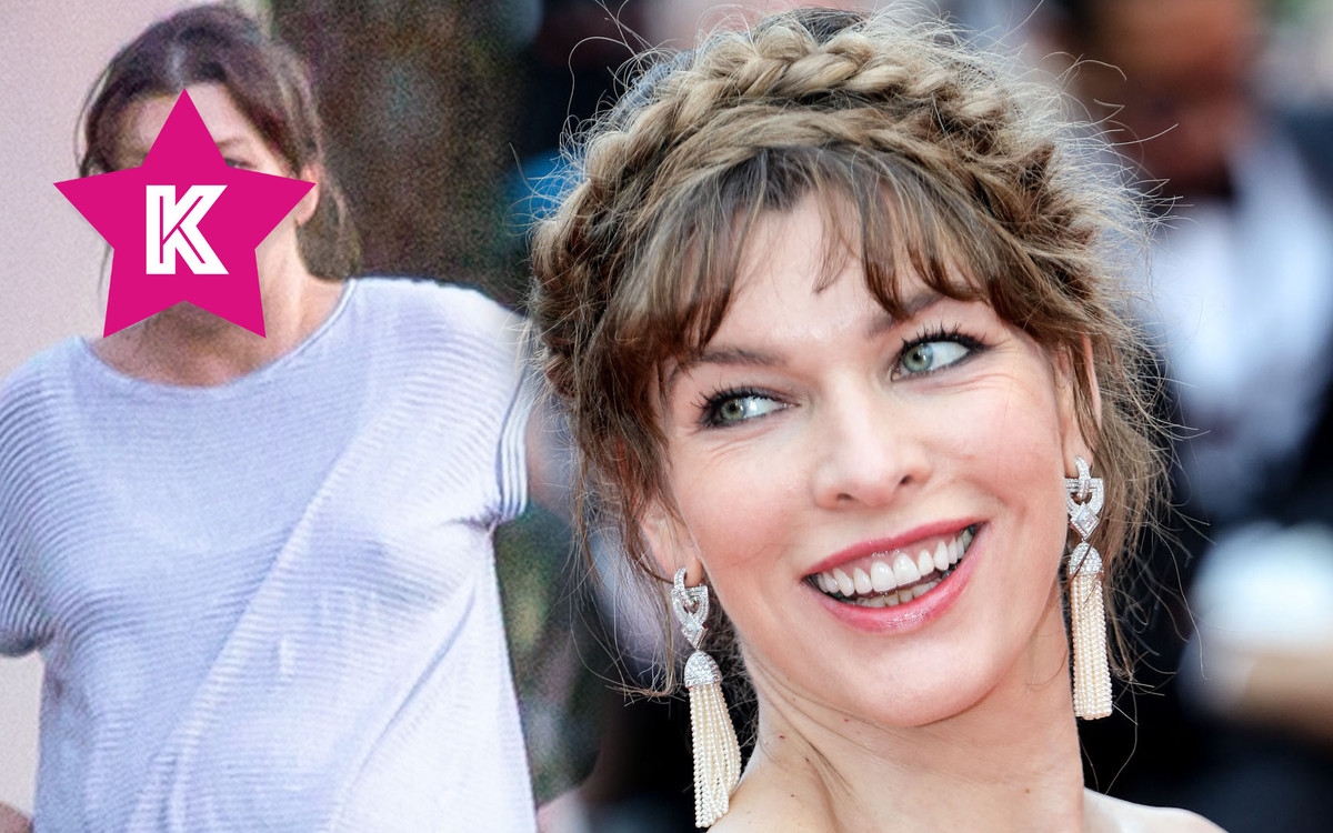 45-letnia Milla Jovovich źle znosi końcówkę ciąży (ZDJĘCIA)