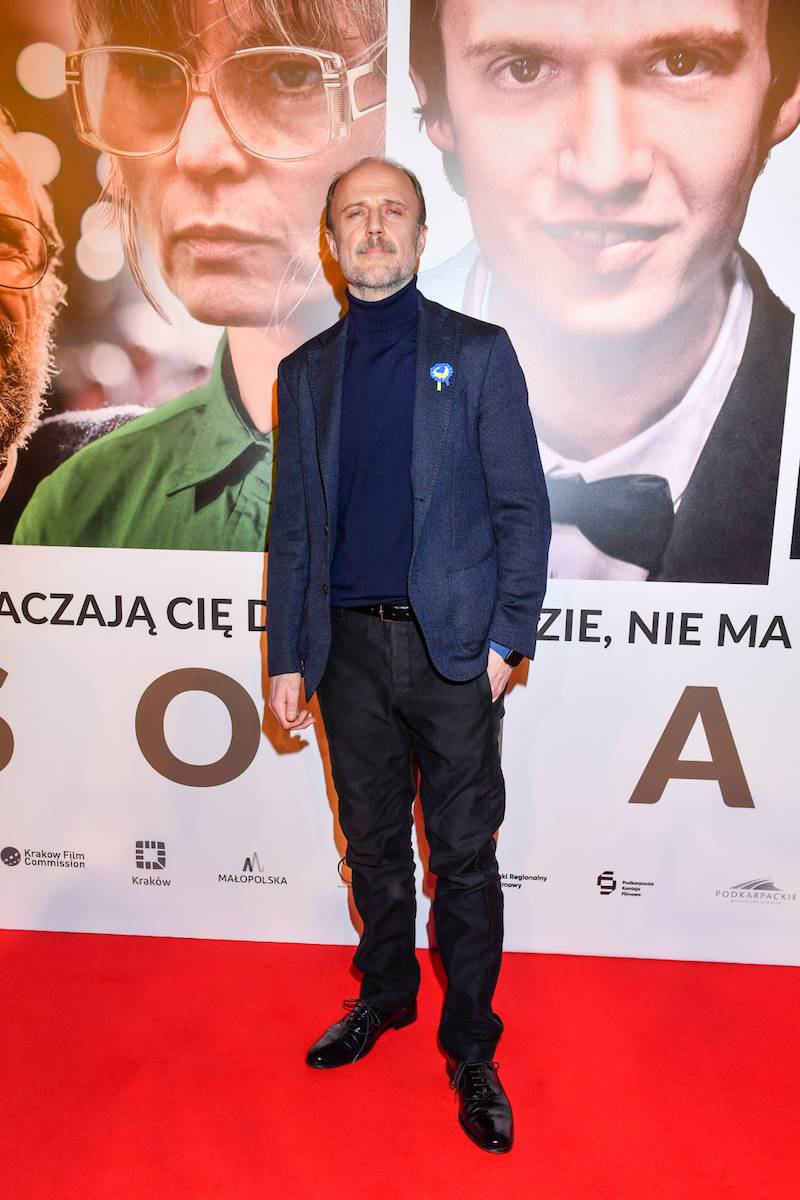 Premiera filmu “Sonata”: Małgorzata Foremniak w bieli, Marcin Bosak nie bez powodu w kurtce
