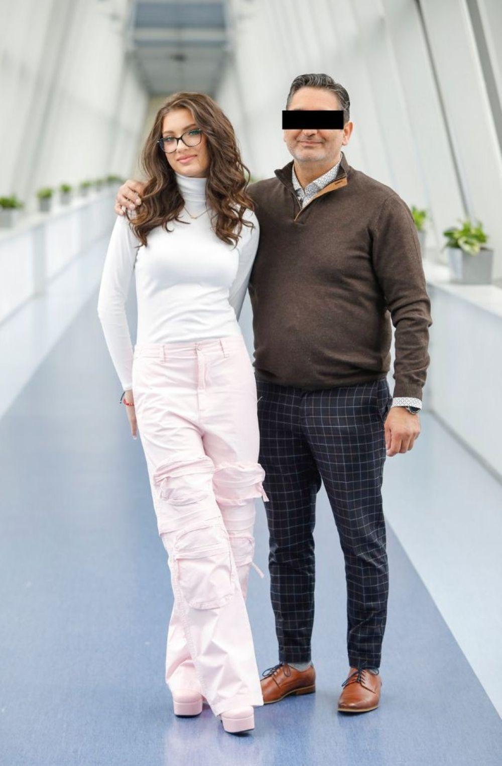 Viki Gabor z ojcem/AKPA