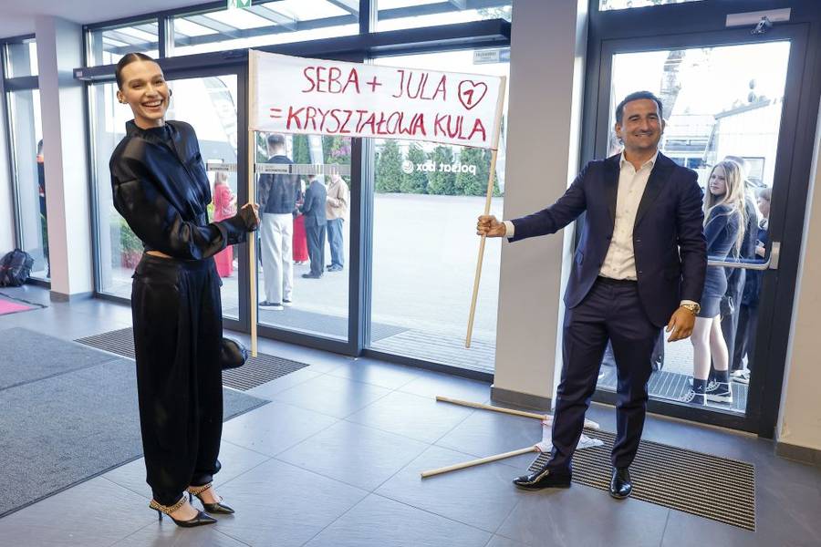 Michał Koterski i Maja Klajda na finale "Tzg"/AKPA
