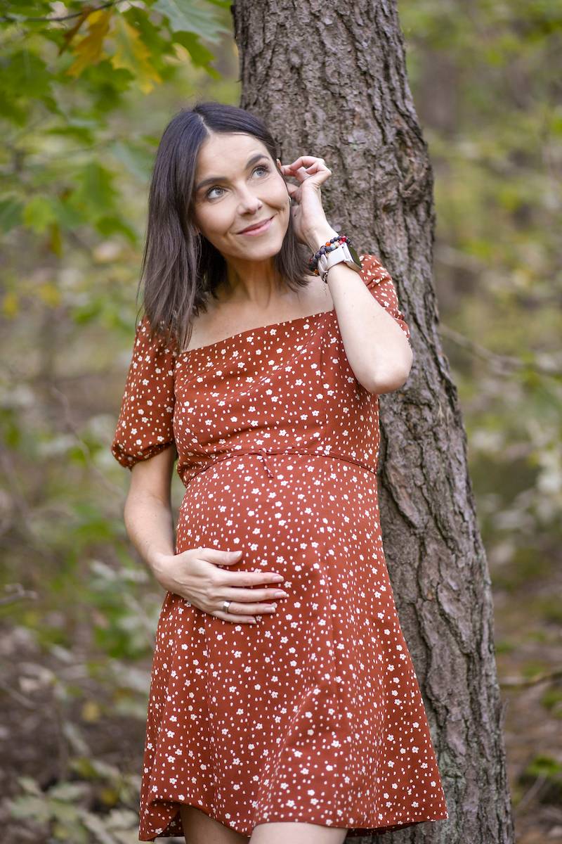 Paulina Drażba na chwilę przed porodem wypoczywa na spacerze z psami (FOTO)