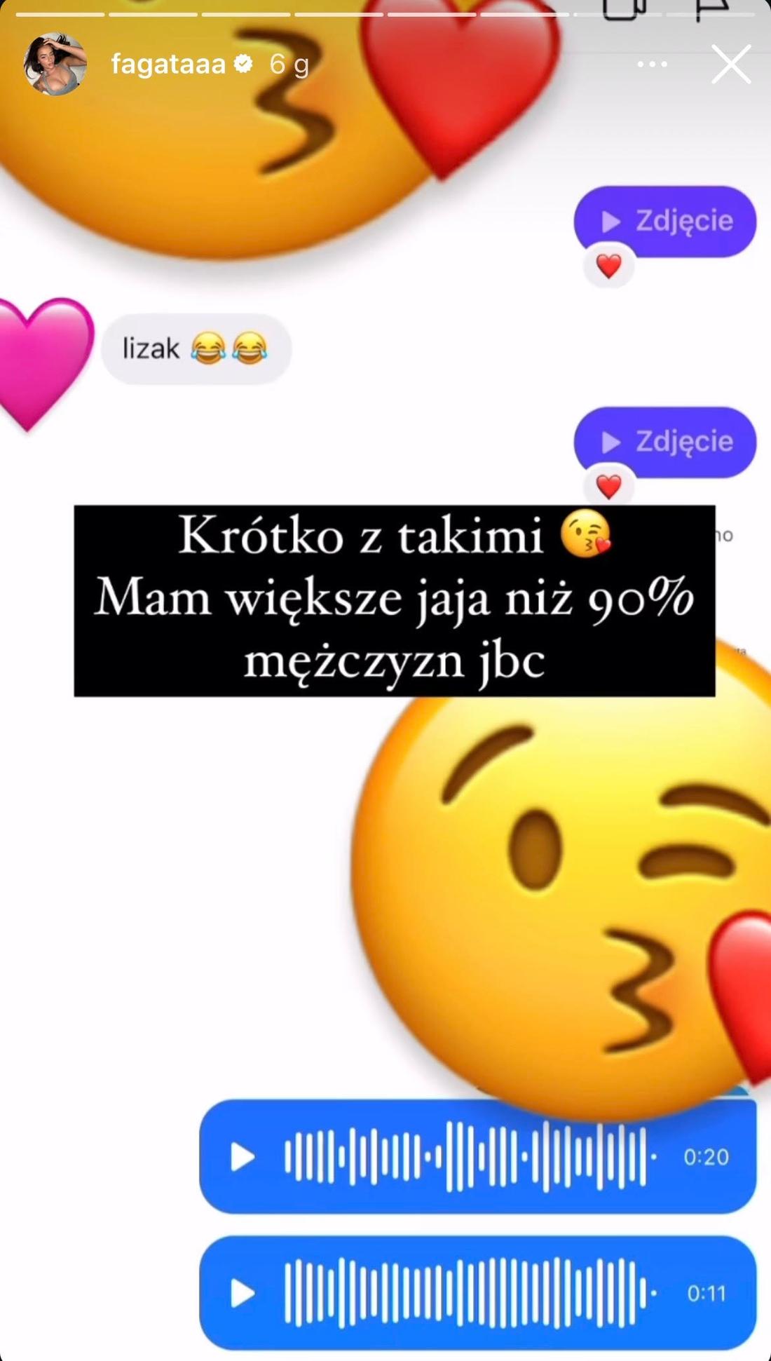 Fagata wkurzona na hejtera