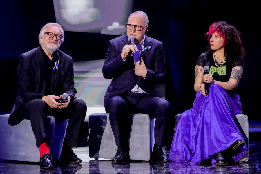 Jarosław Kurski, Sylwia Chutnik, SK:, fot. Filip Radwański/AKPA.