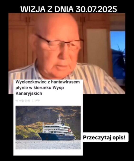 Krzysztof Jackowski nie krył emocji: „Ten statek przyniesie zagrożenie”, fot. Instagram
