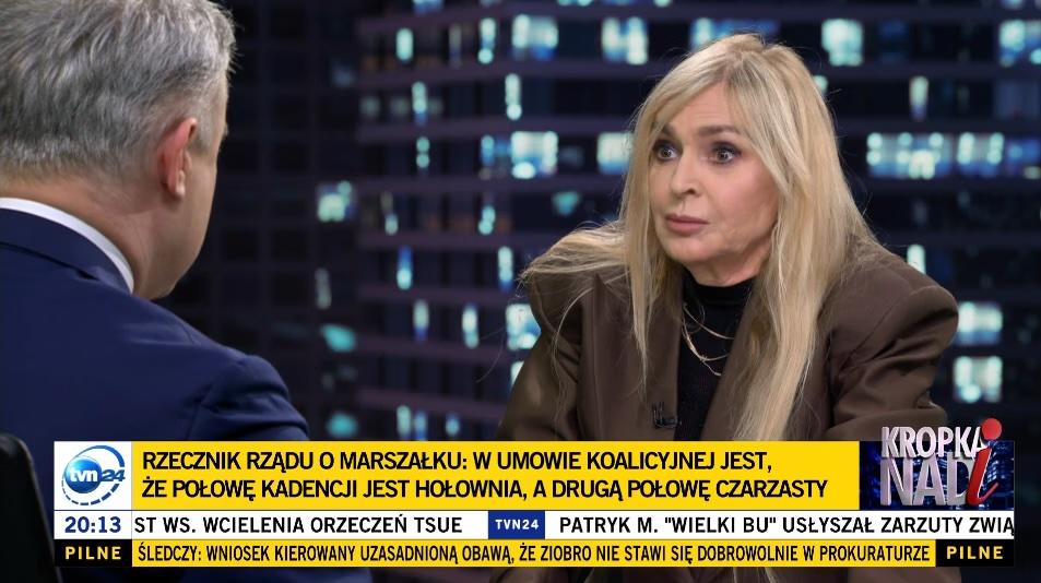 Monika Olejnik, fot.: screen TVN