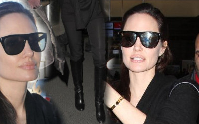 Angelina Jolie ma nogi chudsze niż modelka? (FOTO)