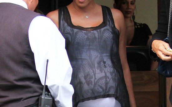 Halle Berry na dzień przed porodem