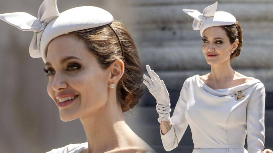 Angelina Jolie niczym KSIĘŻNA na uroczystości w Londynie (ZDJĘCIA)