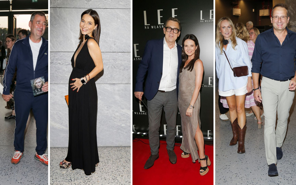 Premiera filmu “Lee. Na własne oczy”: Jacek Rozenek z nową ukochaną, Paulina Drażba chwali się ciążowym brzuszkiem