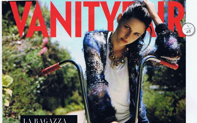 Piękna Kristen Stewart we włoskim Vanity Fair (FOTO)