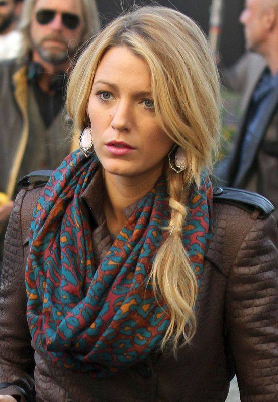 Blake Lively na planie serialu Plotkara