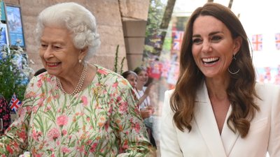 Przyjęcie u królowej Elżbiety dla przywódców G7. Księżna Kate w bieli, żona Borisa Johnsona zadała szyku (ZDJĘCIA)