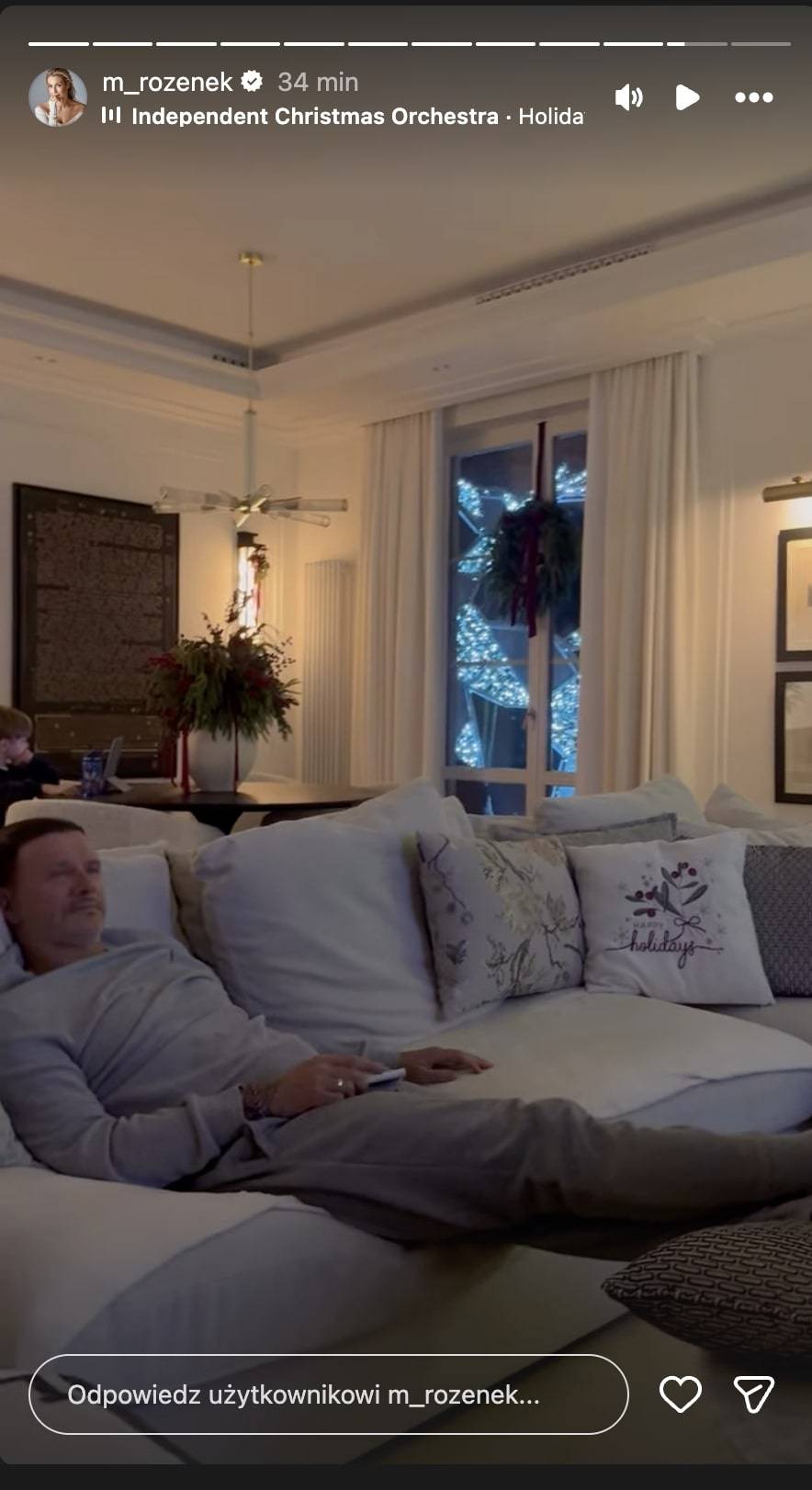 Dom Małgorzaty Rozenek gotowy na święta., fot. Instagram