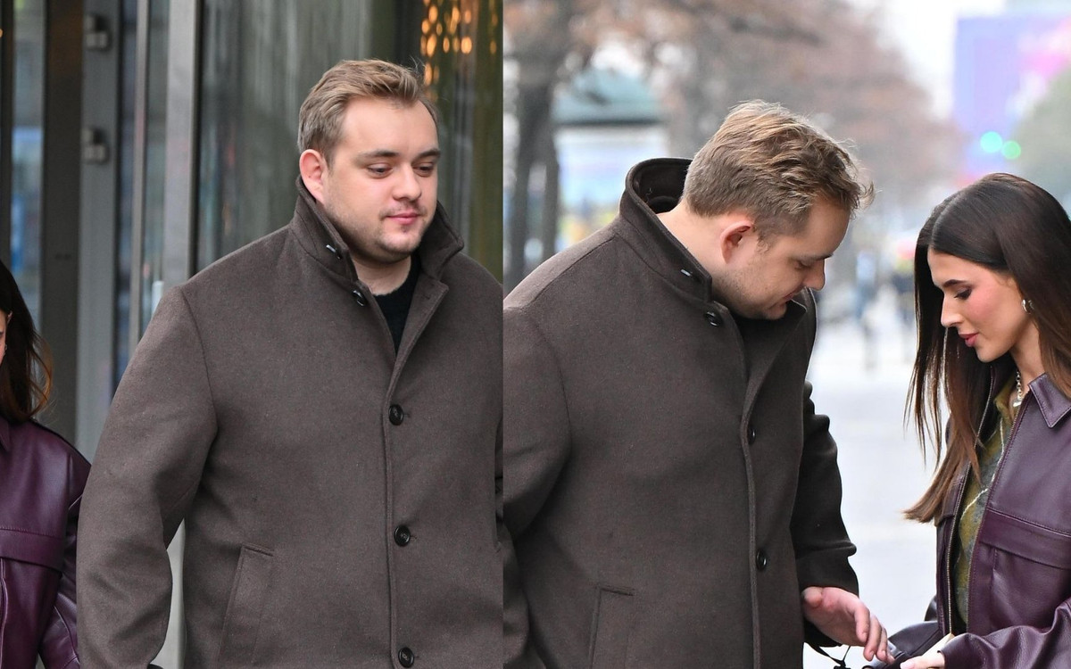 Roxie z mężem przyłapani na mieście. Mróz, a ona w odważnej stylizacji