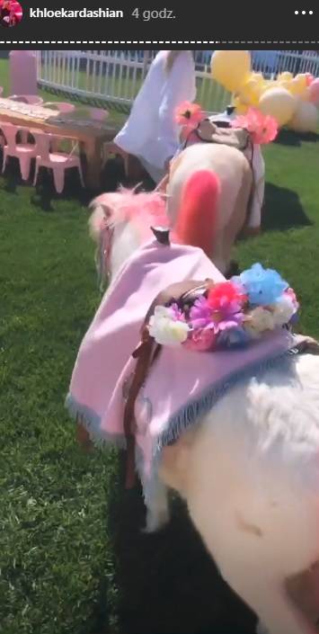 Bajkowe urodzinki córki Khloe Kardashian – True