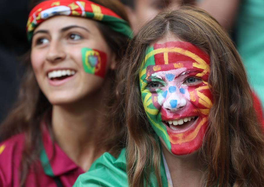 Kibice podczas meczu Polska – Portugalia