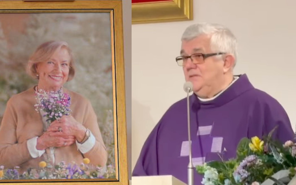 Ksiądz odczytał list na pogrzebie Bożeny Dykiel. Nikt nie powstrzymał łez