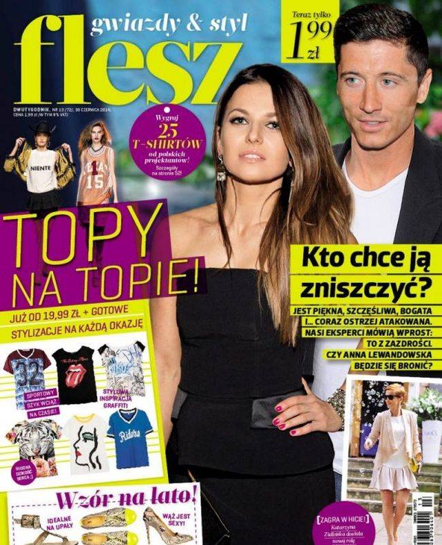 Anna Lewandowska na okładkach