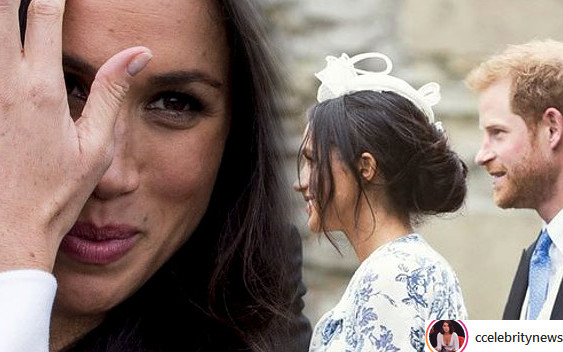 OBŁĘDNA kreacja Meghan Markle na ślubie siostrzenicy księżnej Diany